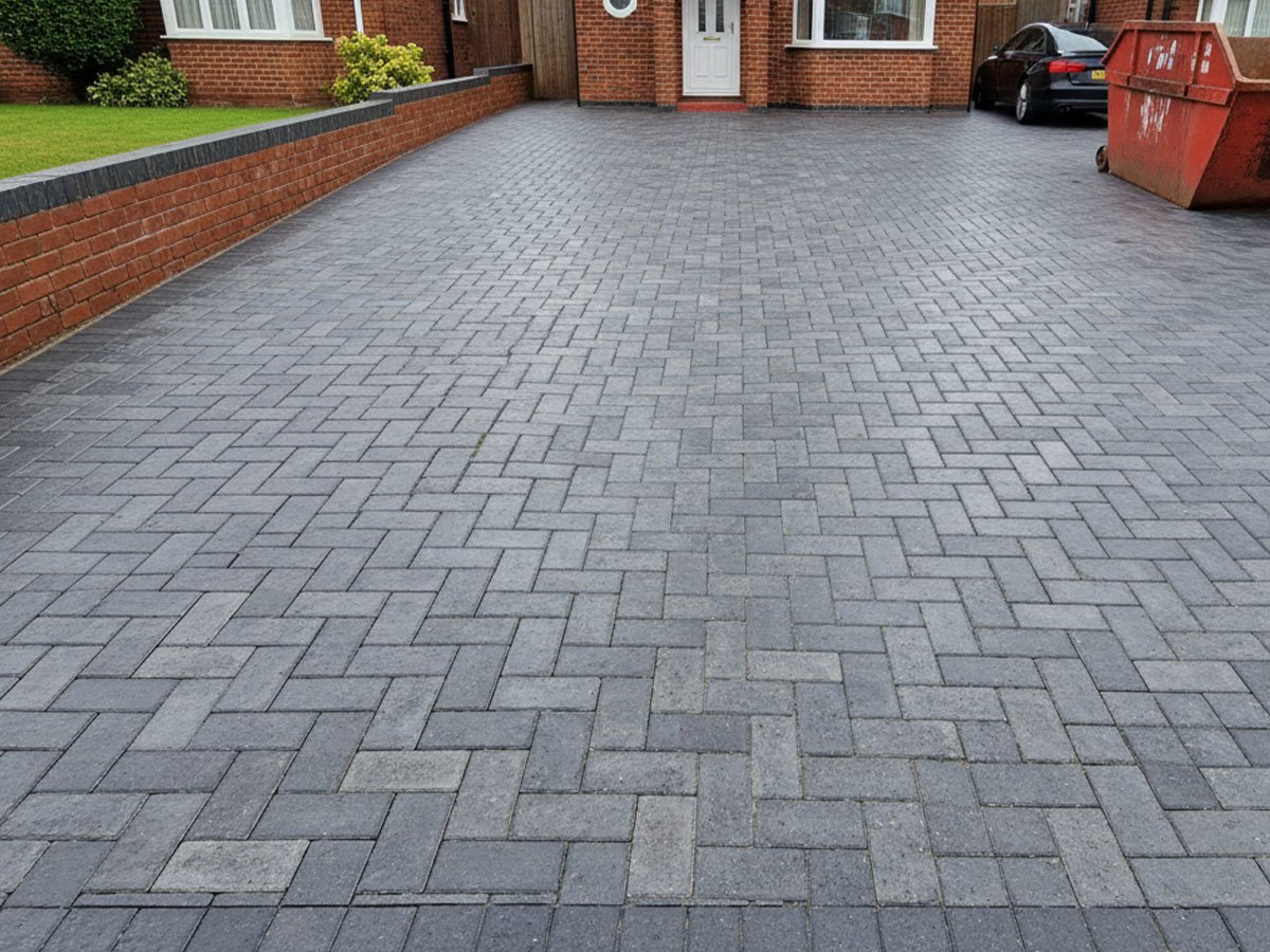 Block Paving driveway to a property in Cleckheaton, West Yorkshire