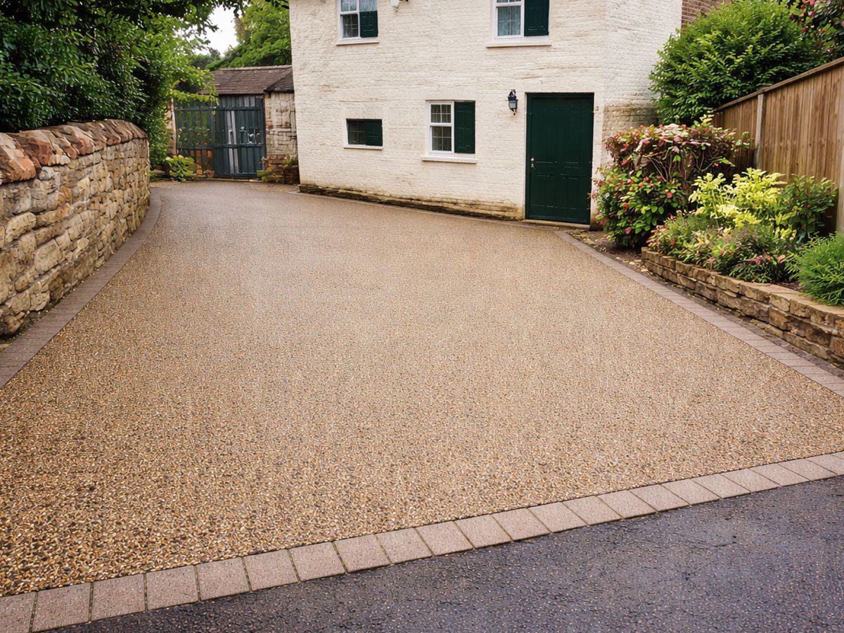 Resin-bound driveway in Heckmondwike