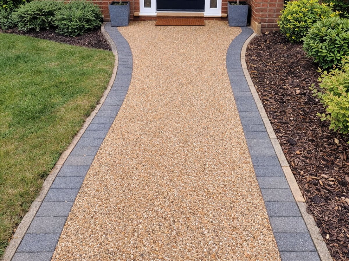 Resin-bound driveway in Birkenshaw