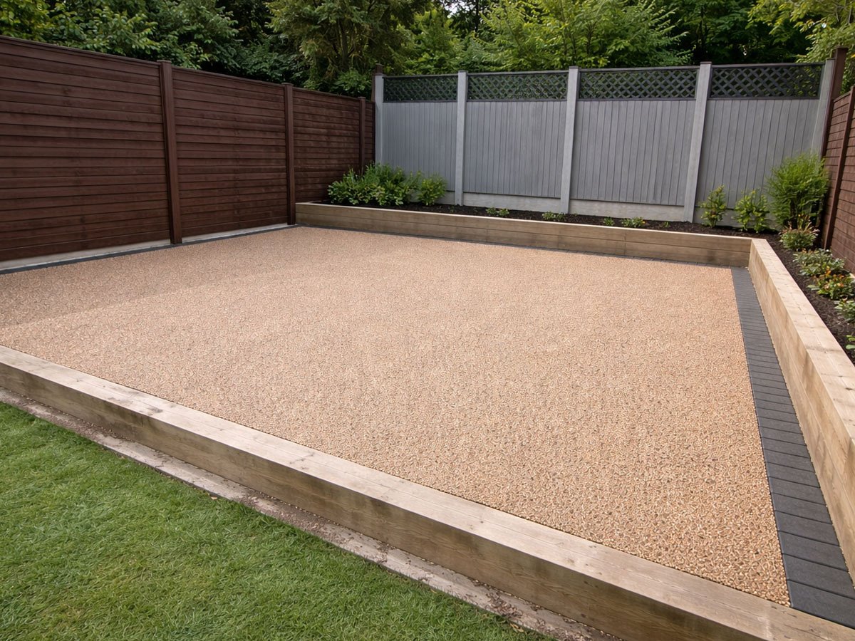 Resin-bound patio in Batley