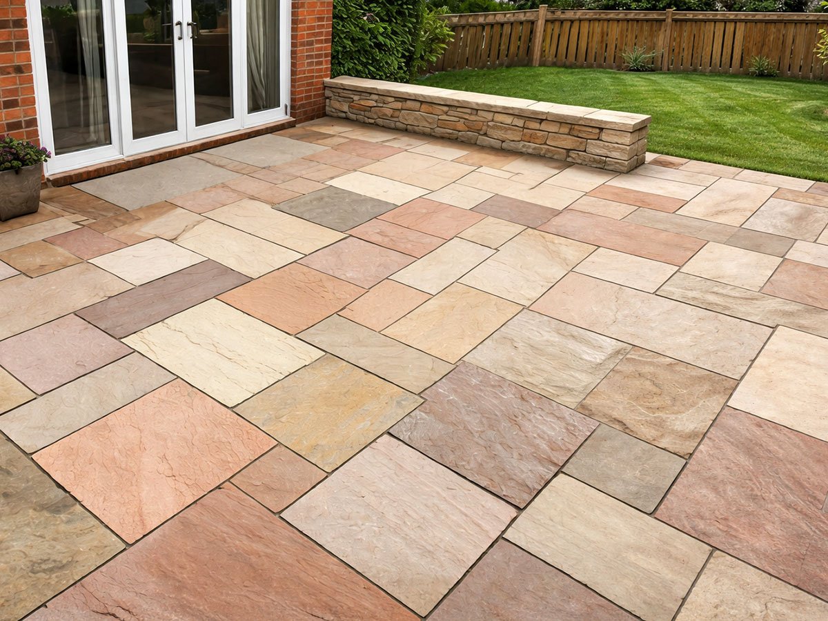 Indian Stone Patio in Morley
