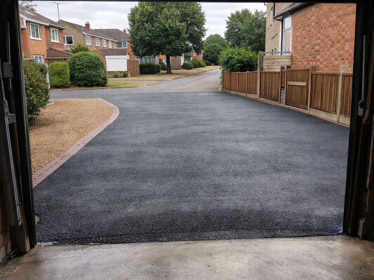 Recently laid Tarmac driveway in Batley