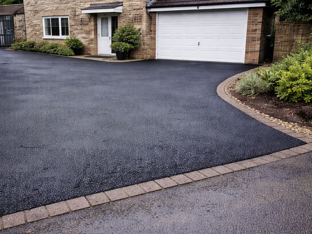 Recently laid Tarmac driveway in Birstall