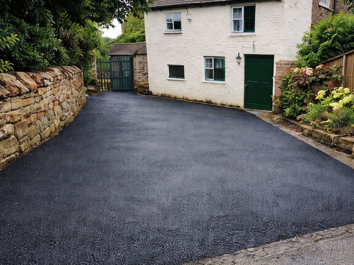 Recently laid Tarmac driveway in Dewsbury
