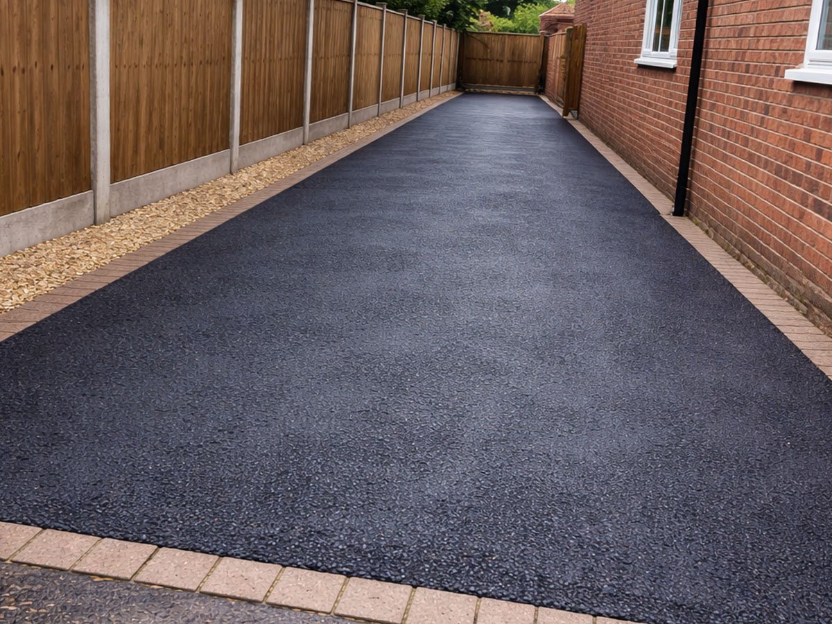 Recently laid Tarmac driveway in Wakefield